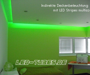 Indirekte LED Decken Beleuchtung