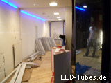 LED Tubes Intallation und Planung